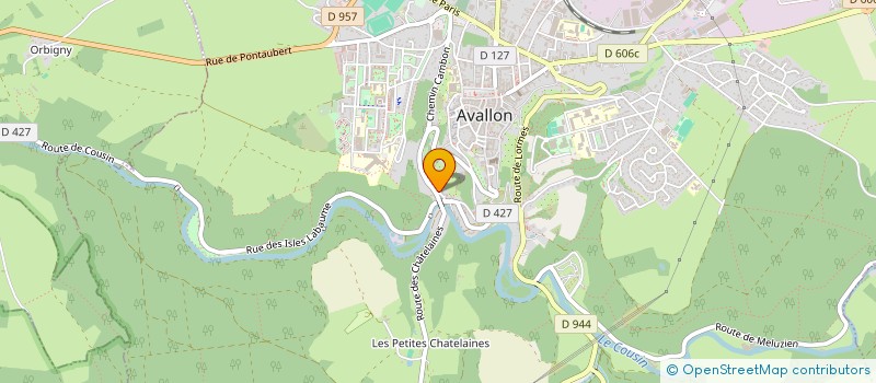 localisation de l'entreprise INDIVISION LEGER  AVALLON