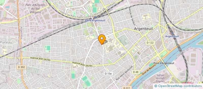 localisation de l'entreprise INDIVISION LEGER / DELIA  ARGENTEUIL