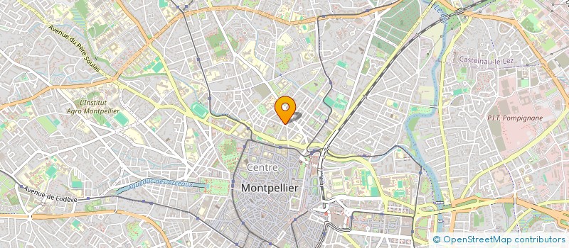 localisation de l'entreprise INDIVISION LEGLISE-GIRARDOT  MONTPELLIER