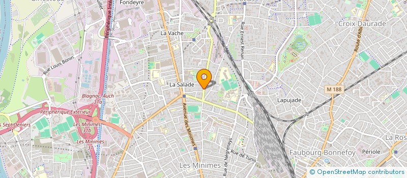 localisation de l'entreprise INDIVISION LEGLISE RECOURA à TOULOUSE