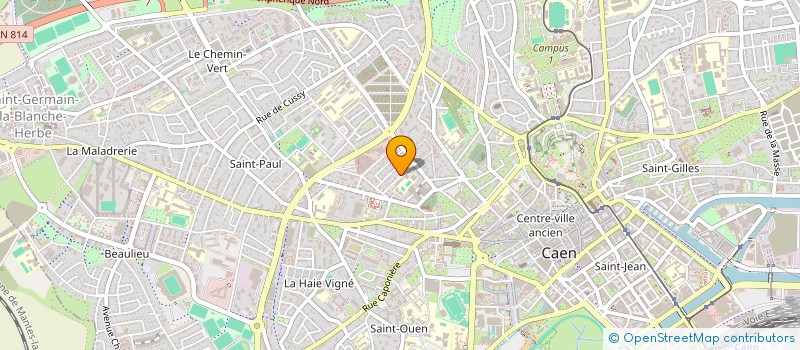 localisation de l'entreprise INDIVISION LEGOUEIX à CAEN
