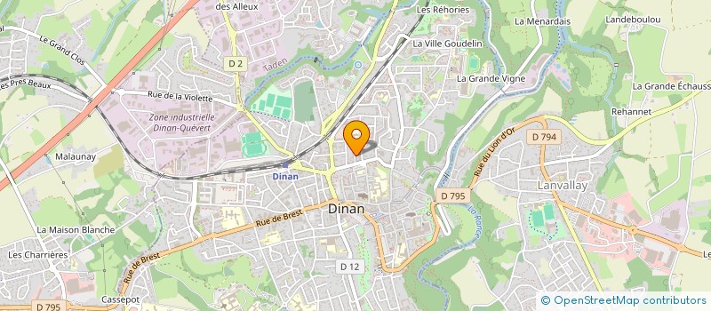 localisation de l'entreprise INDIVISION LEGRAND  DINAN