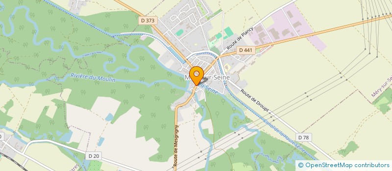 localisation de l'entreprise INDIVISION LEGRAND  MERY-SUR-SEINE