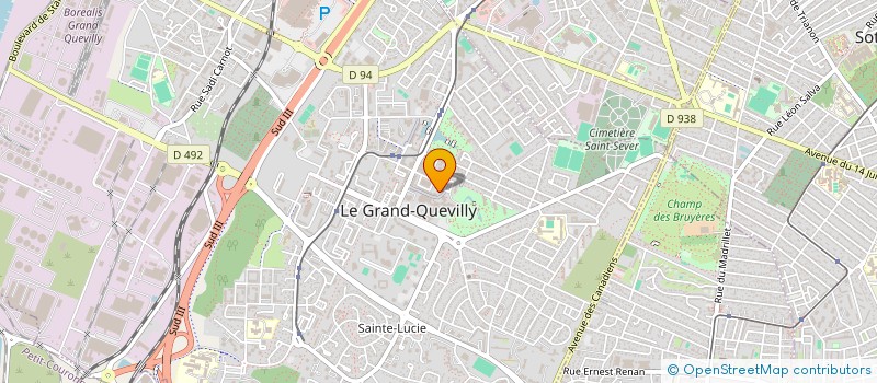 localisation de l'entreprise INDIVISION LEGRAND  LE GRAND-QUEVILLY