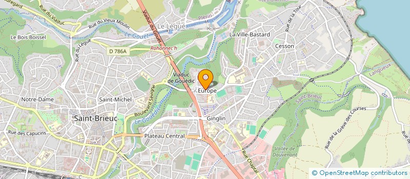 localisation de l'entreprise INDIVISION LEGRAND BERGIER à SAINT-BRIEUC