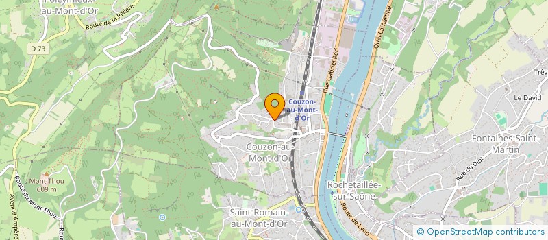 localisation de l'entreprise INDIVISION LEGRAND MICHELLE ET ALAIN  COUZON AU MONT D'OR