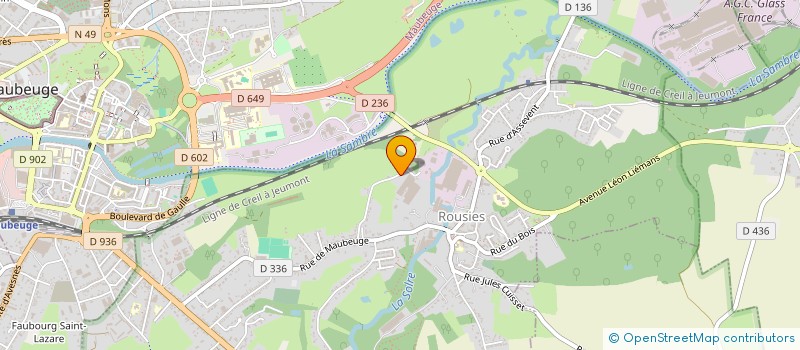 localisation de l'entreprise INDIVISION LEGRAS  ROUSIES