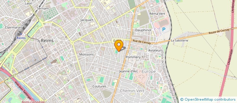 localisation de l'entreprise INDIVISION LEGRAS/RAMSAMY  REIMS