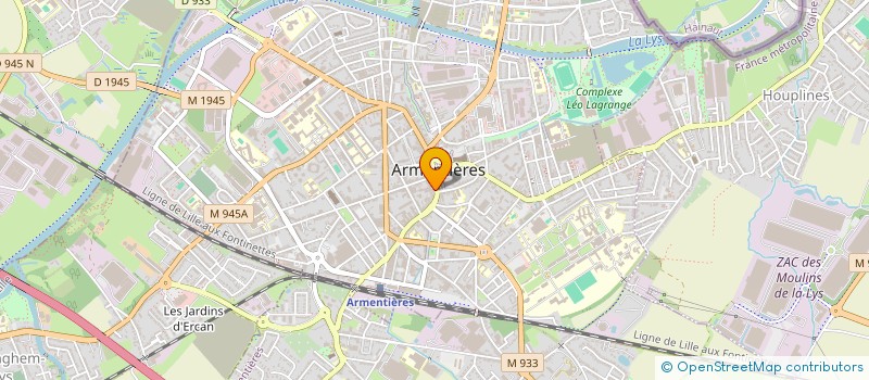 localisation de l'entreprise INDIVISION LEGRY  ARMENTIERES