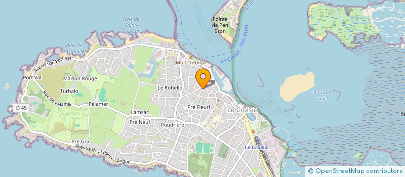 localisation de l'entreprise INDIVISION LEHUJEUR LMNP  LE CROISIC