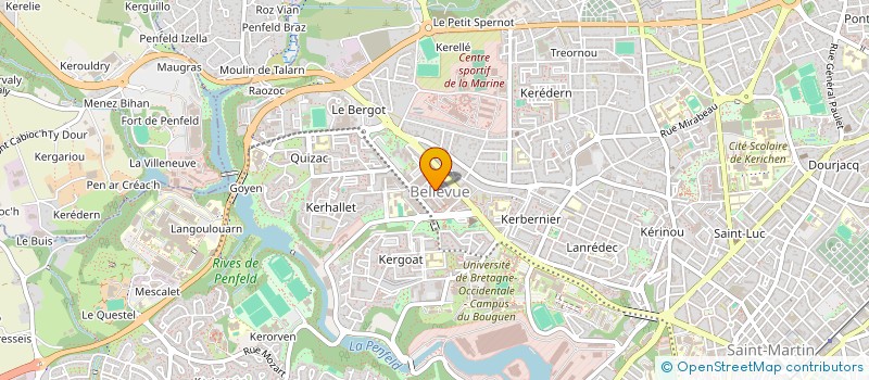 localisation de l'entreprise INDIVISION LEI  BREST