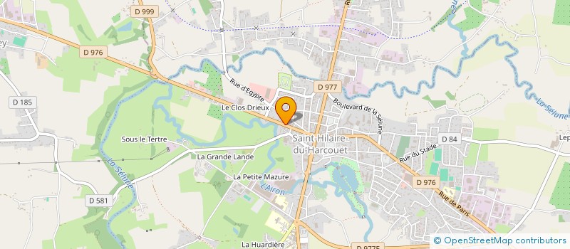 localisation de l'entreprise INDIVISION LELANDAIS DIDIER - HARIVEL THERESE  SAINT-HILAIRE-DU-HARCOUET