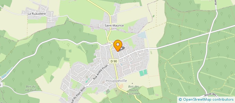 localisation de l'entreprise INDIVISION LELEU  HOUPPEVILLE