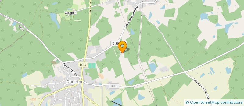 localisation de l'entreprise INDIVISION LEMAIRE JEAN-PIERRE/CHRISTIAN  DHUIZON