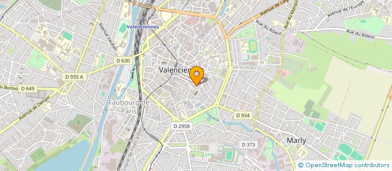 localisation de l'entreprise INDIVISION LEMAIRE - NGUYEN TAN  VALENCIENNES