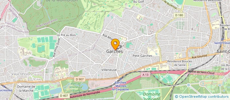 localisation de l'entreprise INDIVISION LEMAIRE SUSANA ET THOMAS à GARCHES