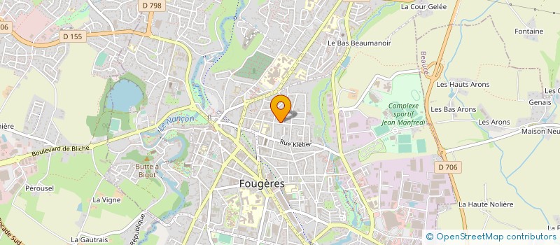 localisation de l'entreprise INDIVISION LEMAITRE  FOUGERES