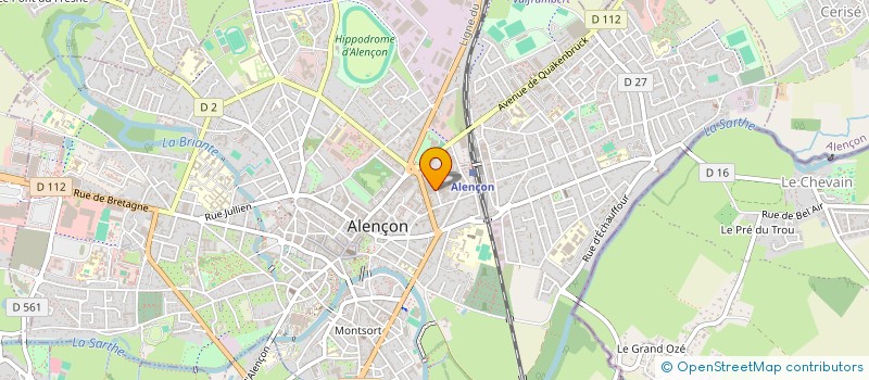 localisation de l'entreprise INDIVISION LEMAITRE à ALENCON