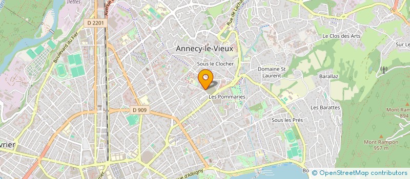 localisation de l'entreprise INDIVISION LEMAITRE-VINCK à ANNECY