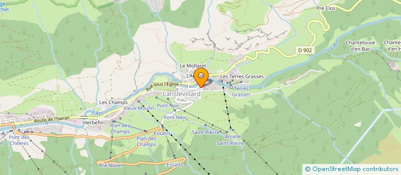 localisation de l'entreprise INDIVISION LEMARCHAND-DEMOY  VAL-CENIS