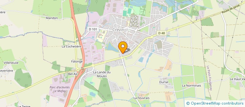 localisation de l'entreprise INDIVISION LEMARECHAL  CREVIN