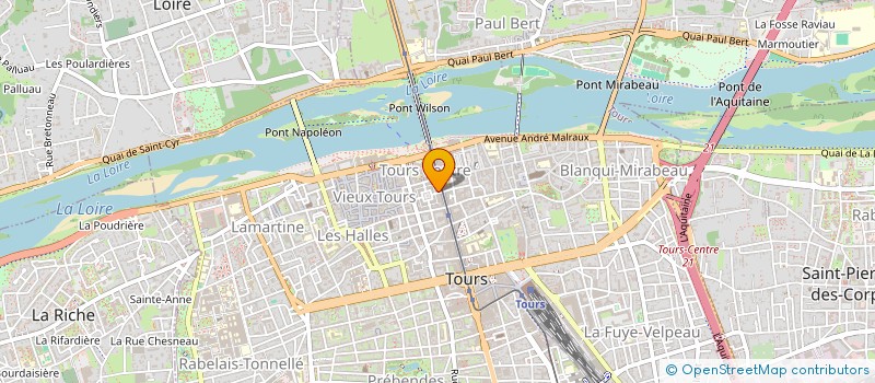 localisation de l'entreprise INDIVISION LEMARIE/JOUANNEAU à TOURS