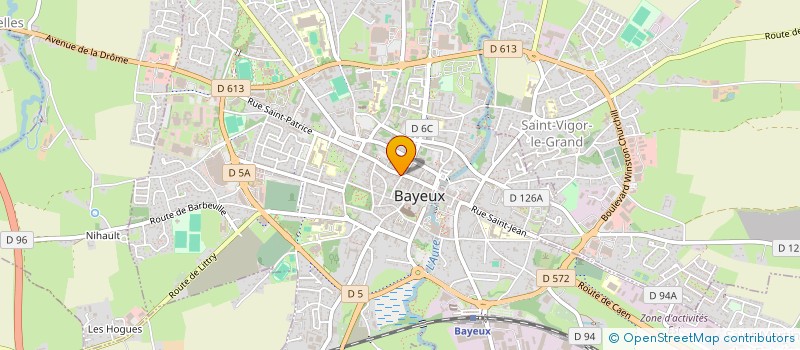 localisation de l'entreprise INDIVISION LEMAZURIER MEZIERES à BAYEUX