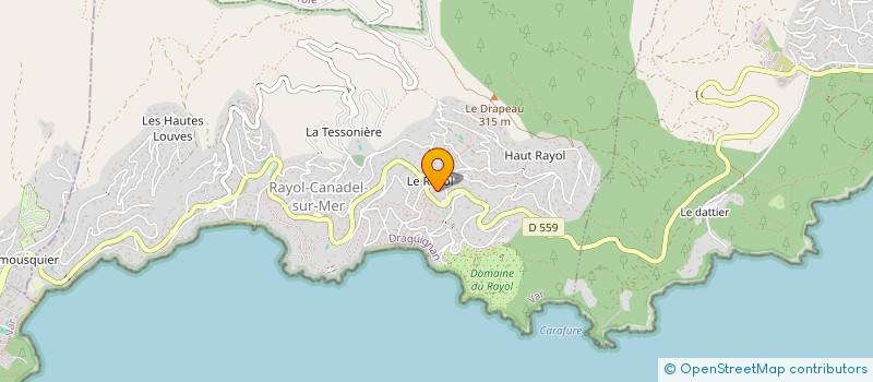 localisation de l'entreprise INDIVISION LEMETAIS CHAPPA à RAYOL-CANADEL-SUR-MER