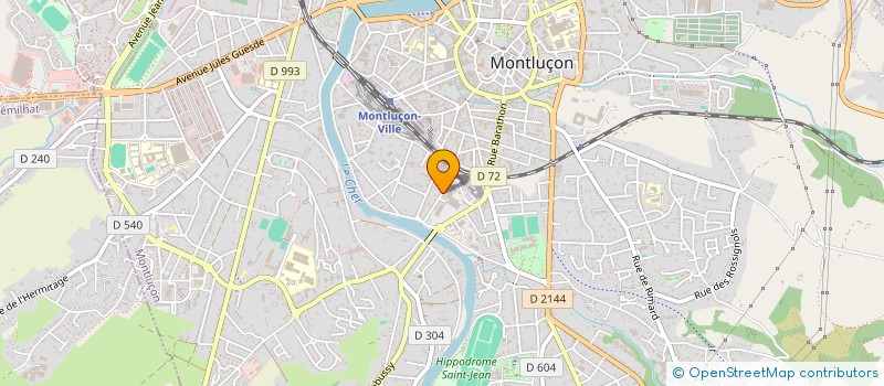 localisation de l'entreprise INDIVISION LEMOINE à MONTLUCON