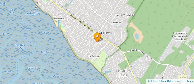 localisation de l'entreprise INDIVISION LEMOINE ET RIO  ANDERNOS-LES-BAINS