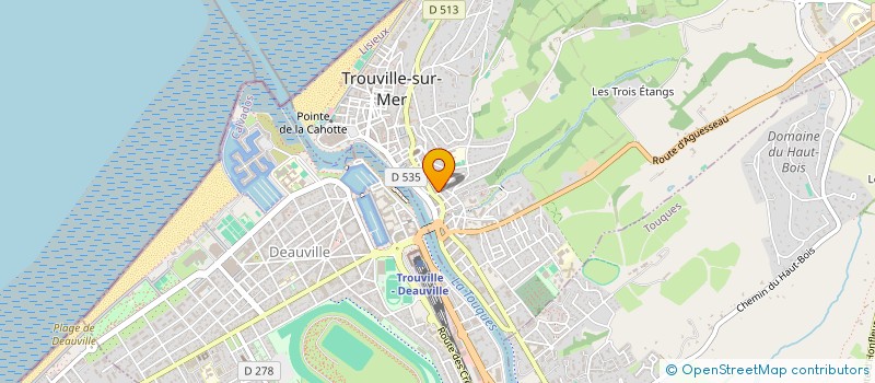 localisation de l'entreprise INDIVISION LEMOR  TROUVILLE-SUR-MER