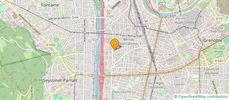 localisation de l'entreprise INDIVISION LEMOULT SONZOGNI  GRENOBLE