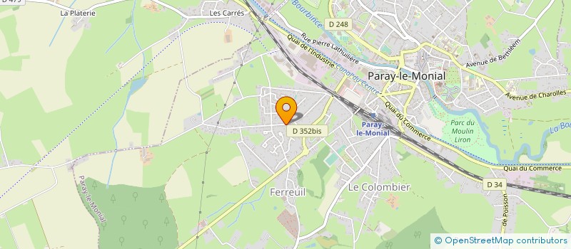 localisation de l'entreprise INDIVISION LEMPEREUR - MOLINA à PARAY-LE-MONIAL