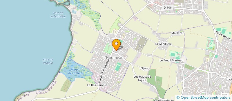 localisation de l'entreprise INDIVISION LENCI CHEVRY  L'HOUMEAU