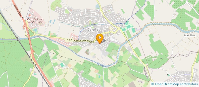 localisation de l'entreprise INDIVISION LENEPVEU GUEDENIER  SALEILLES