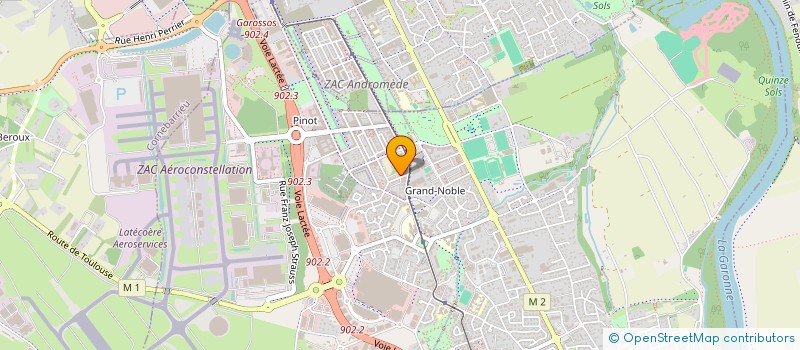 localisation de l'entreprise INDIVISION LENFANT MARTINEZ  BLAGNAC