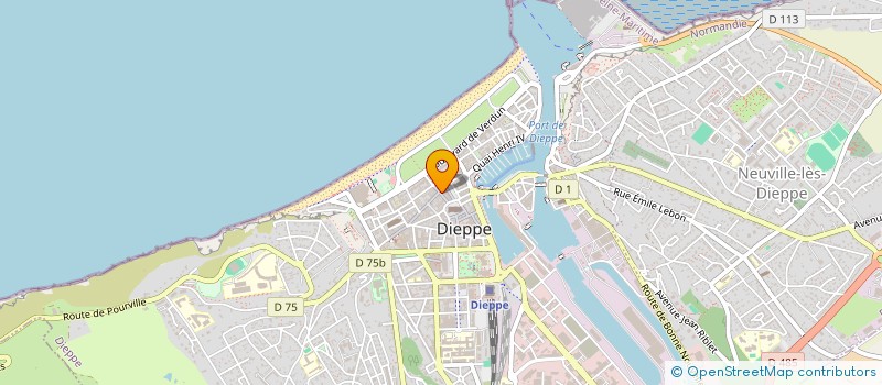 localisation de l'entreprise INDIVISION LENOBLE LE GRAND  DIEPPE