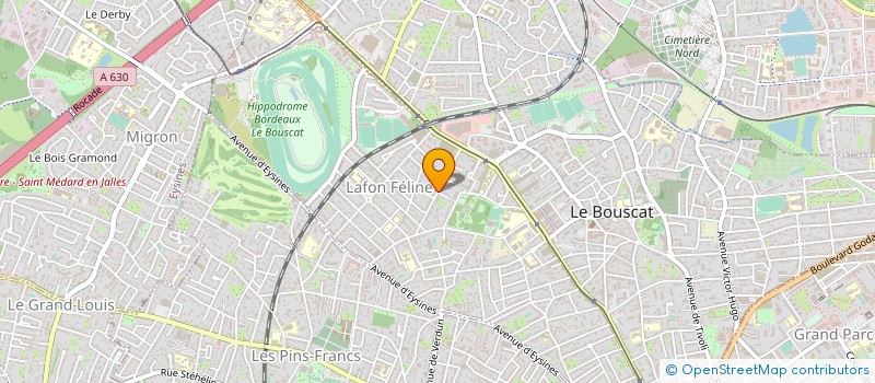 localisation de l'entreprise INDIVISION LENY LECHENOT  LE BOUSCAT