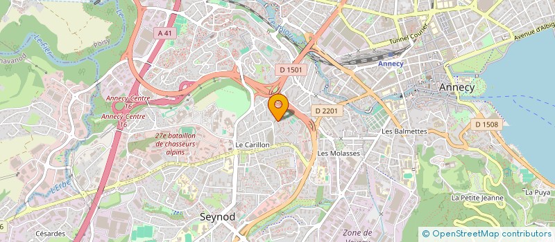 localisation de l'entreprise INDIVISION LEON à ANNECY
