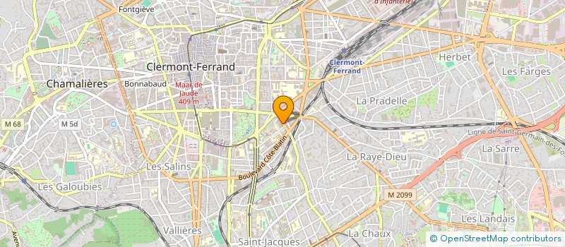 localisation de l'entreprise INDIVISION LEON BLUM  CLERMONT-FERRAND