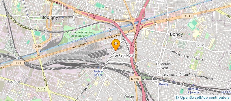 localisation de l'entreprise INDIVISION LEPARC / AMRANI à NOISY-LE-SEC