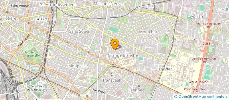 localisation de l'entreprise INDIVISION LEPER  LYON