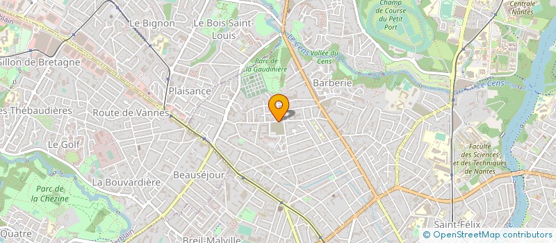 localisation de l'entreprise INDIVISION LEPINE  NANTES