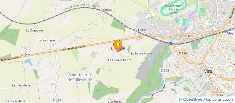 localisation de l'entreprise INDIVISION LEPLANOIS BERNARD  VIRE-NORMANDIE