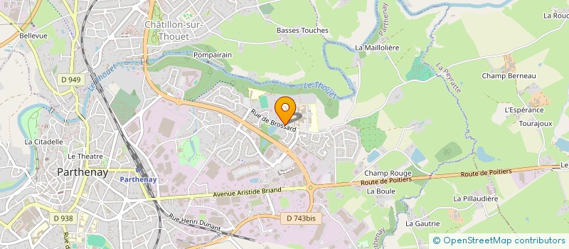 localisation de l'entreprise INDIVISION LEPLEUX  PARTHENAY