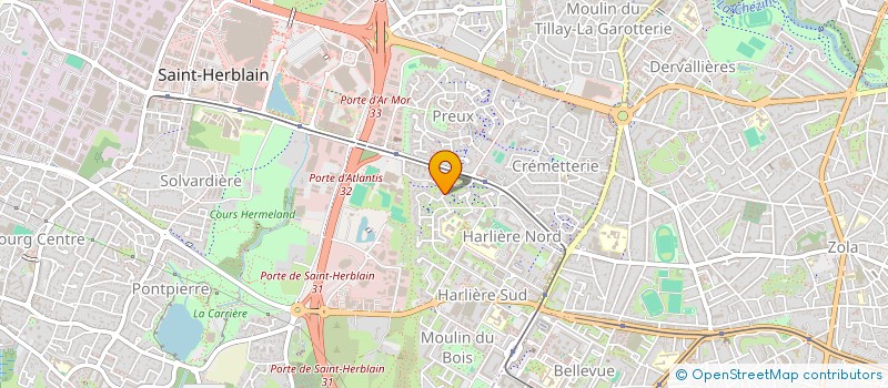 localisation de l'entreprise INDIVISION LEPRETRE-DANIEL  SAINT-HERBLAIN