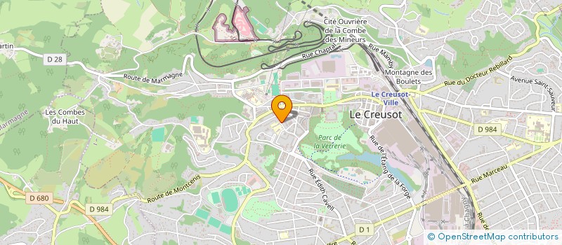 localisation de l'entreprise INDIVISION LEPRON SAMUEL ET VERONIQUE à LE CREUSOT