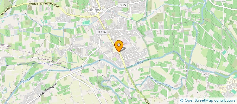 localisation de l'entreprise INDIVISION LEPROVOST COLETTE FABIEN LAURE  AUBIGNAN