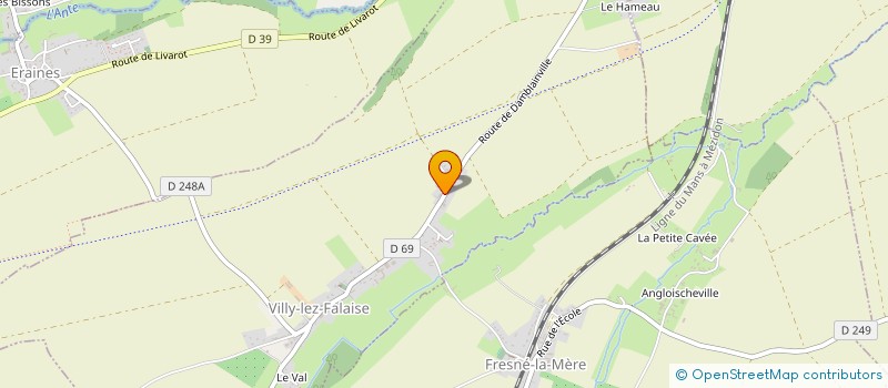 localisation de l'entreprise INDIVISION LEPY  VILLY-LEZ-FALAISE