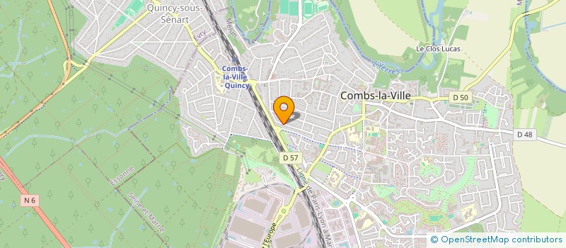 localisation de l'entreprise INDIVISION LEQUEUX  COMBS-LA-VILLE